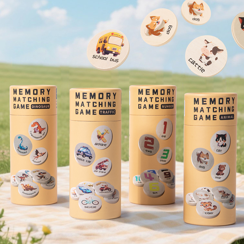 Wooden Memory Match Stick Ches - Board Game Oath recension och pris