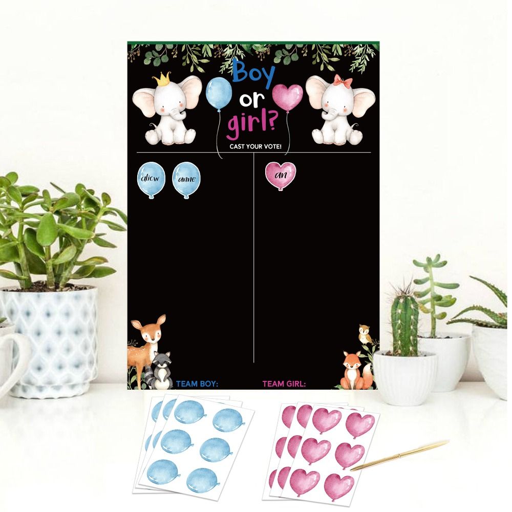 With Stickers Gender Revealed  - Board Game Quote recension och pris