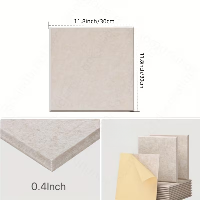 6pcs 30x30cm Acoustic Panel Se - Board Game Quote recension och pris