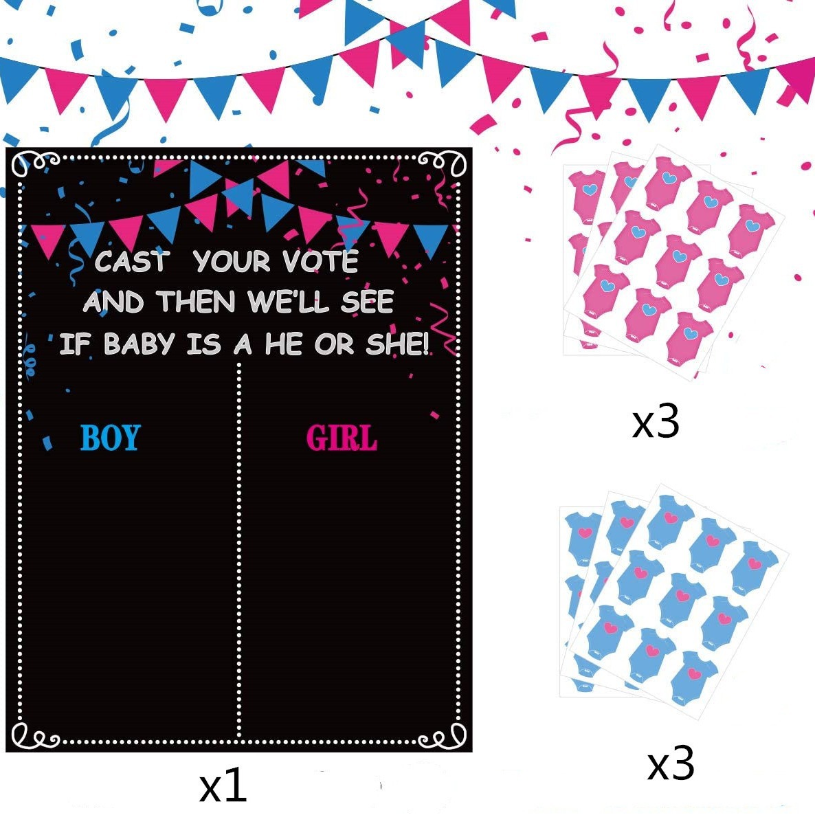Gender Reveal Boy Or Girl Voti - Board Game Quote recension och pris