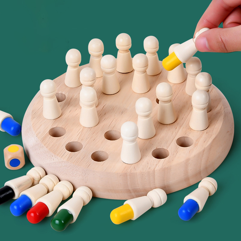 Wooden Memory Matchstick Chess - Board Game Oath recension och pris