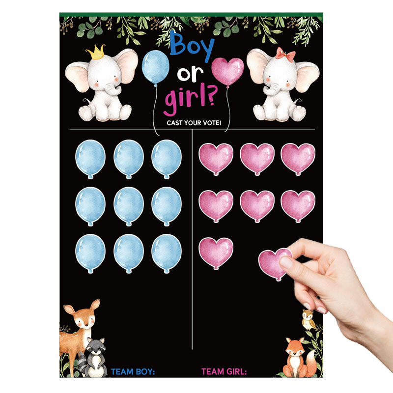 Boy or Girl Gender Reveal Voti - Board Game Quote recension och pris