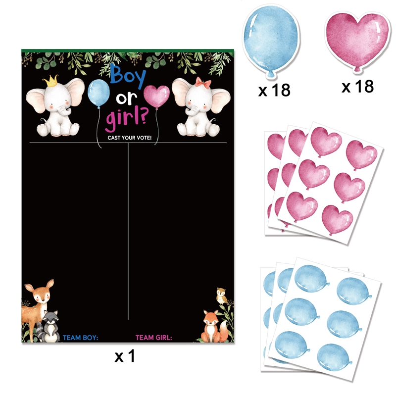 Boy or Girl Gender Reveal Voti - Board Game Quote recension och pris