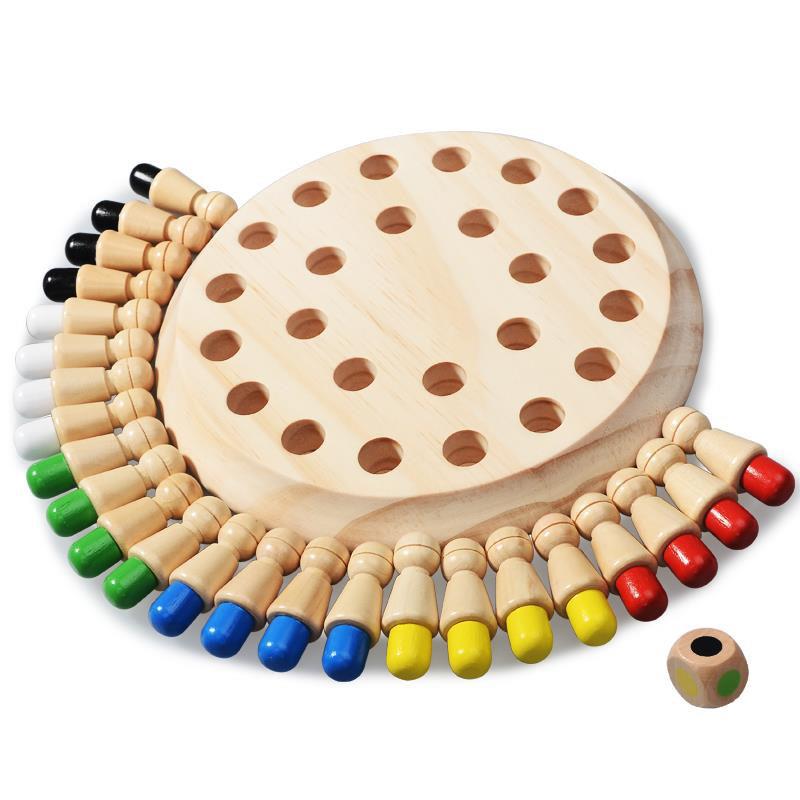 Wooden Memory Match Stick Ches - Board Game Oath recension och pris