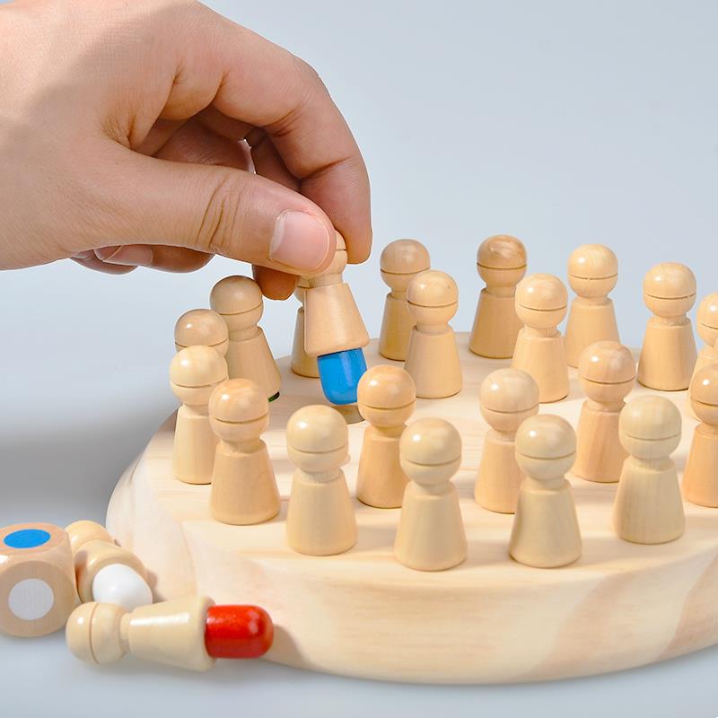 Wooden Memory Match Stick Ches - Board Game Oath recension och pris