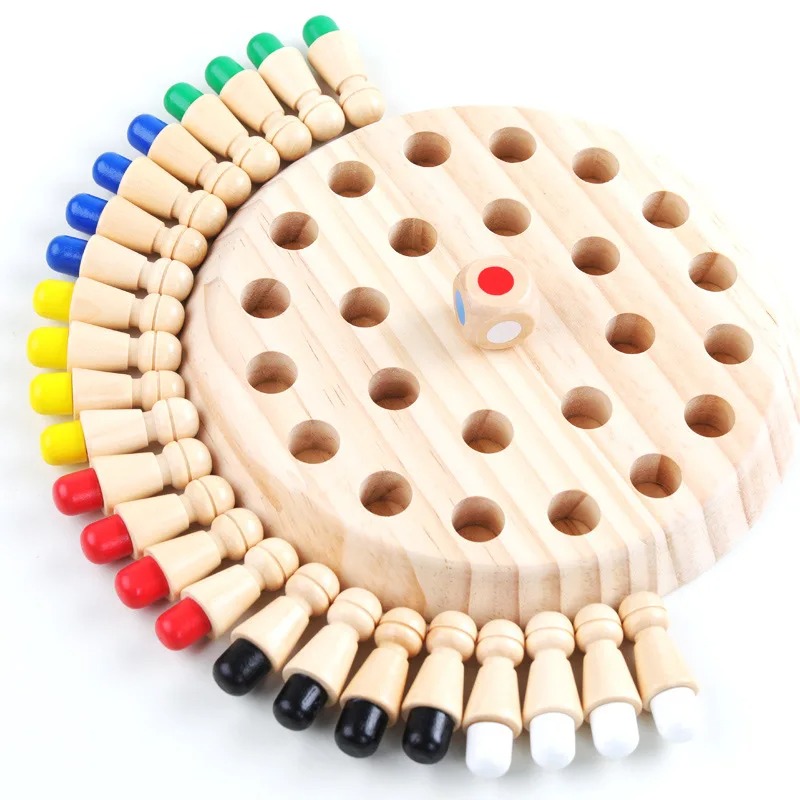 Wooden Memory Match Stick Ches - Board Game Oath recension och pris