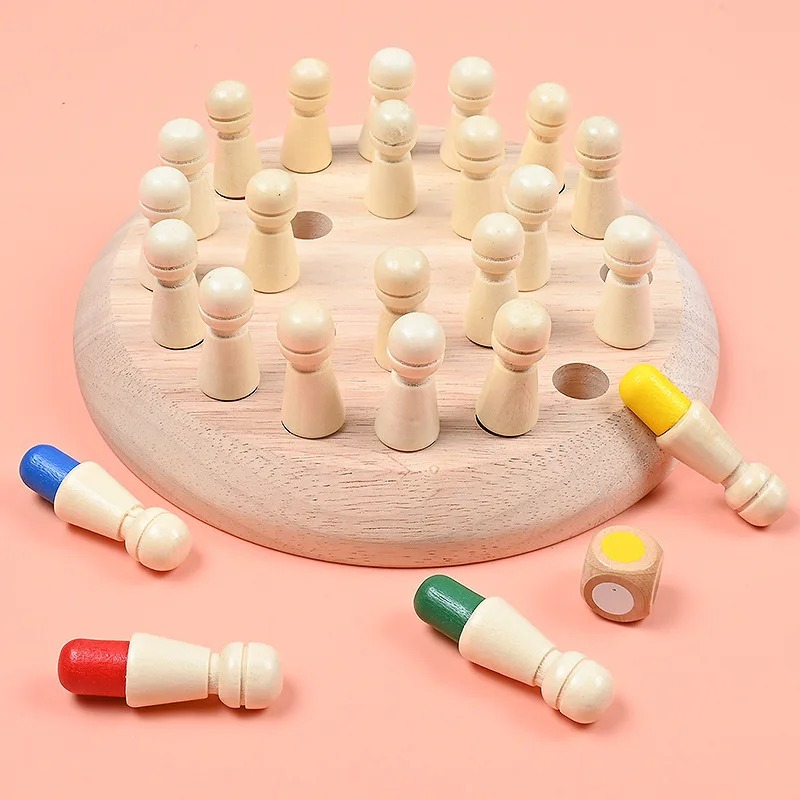 Wooden Memory Match Stick Ches - Board Game Oath recension och pris