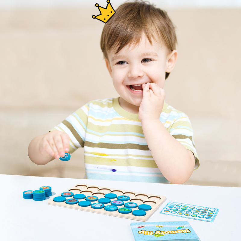Wooden Memory Chess for Childr - Board Game Oath recension och pris