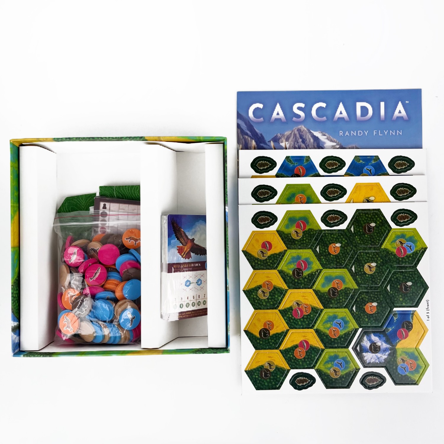 Cascadia Boardgame | Strategic - Board Game Harmonies recension och pris