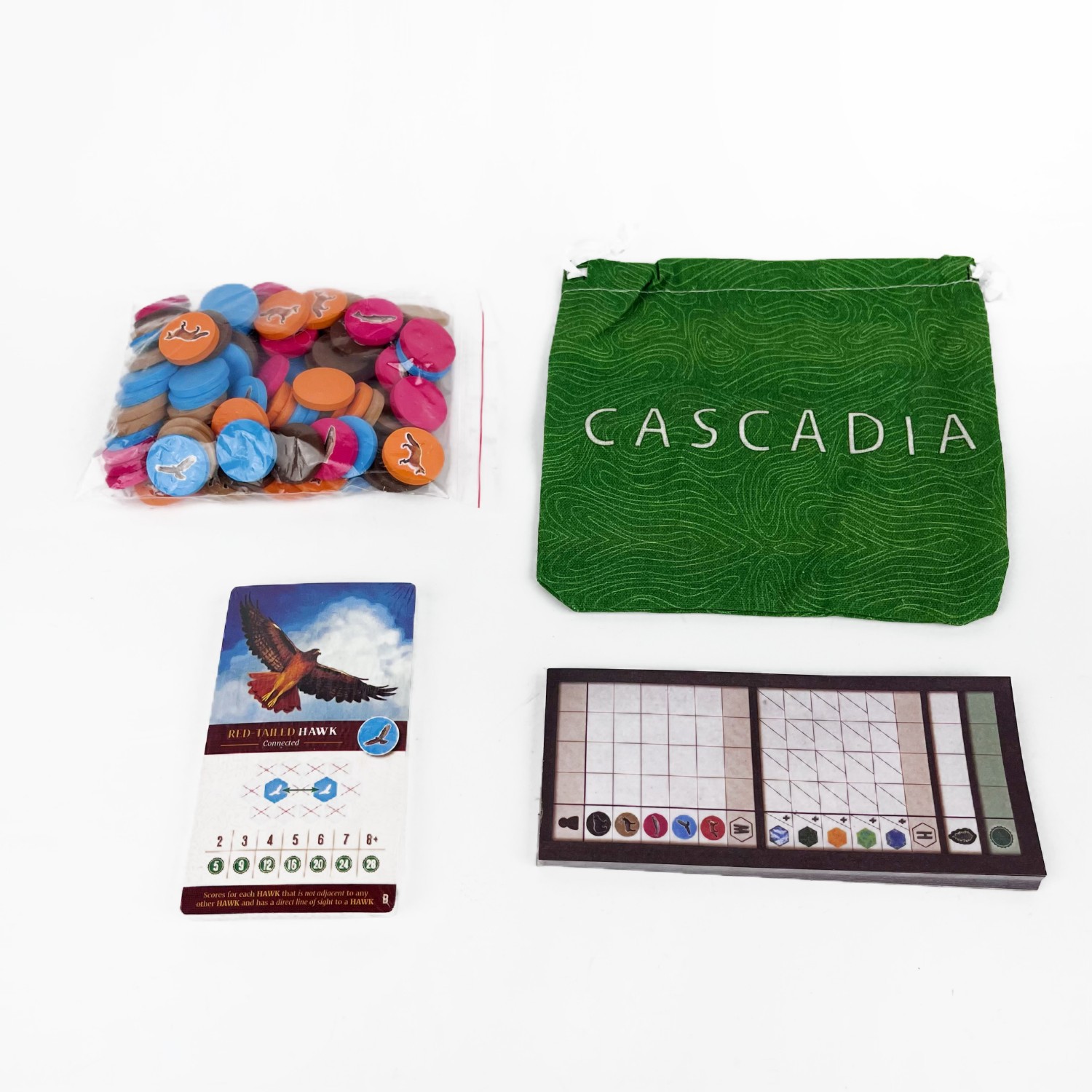 Cascadia Boardgame | Strategic - Board Game Harmonies recension och pris
