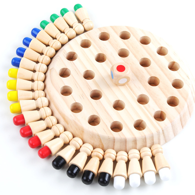 Wooden Memory Match Stick Ches - Board Game Oath recension och pris