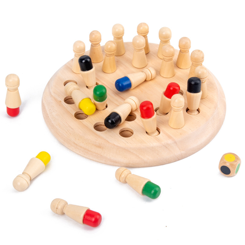 Wooden Memory Match Stick Ches - Board Game Oath recension och pris