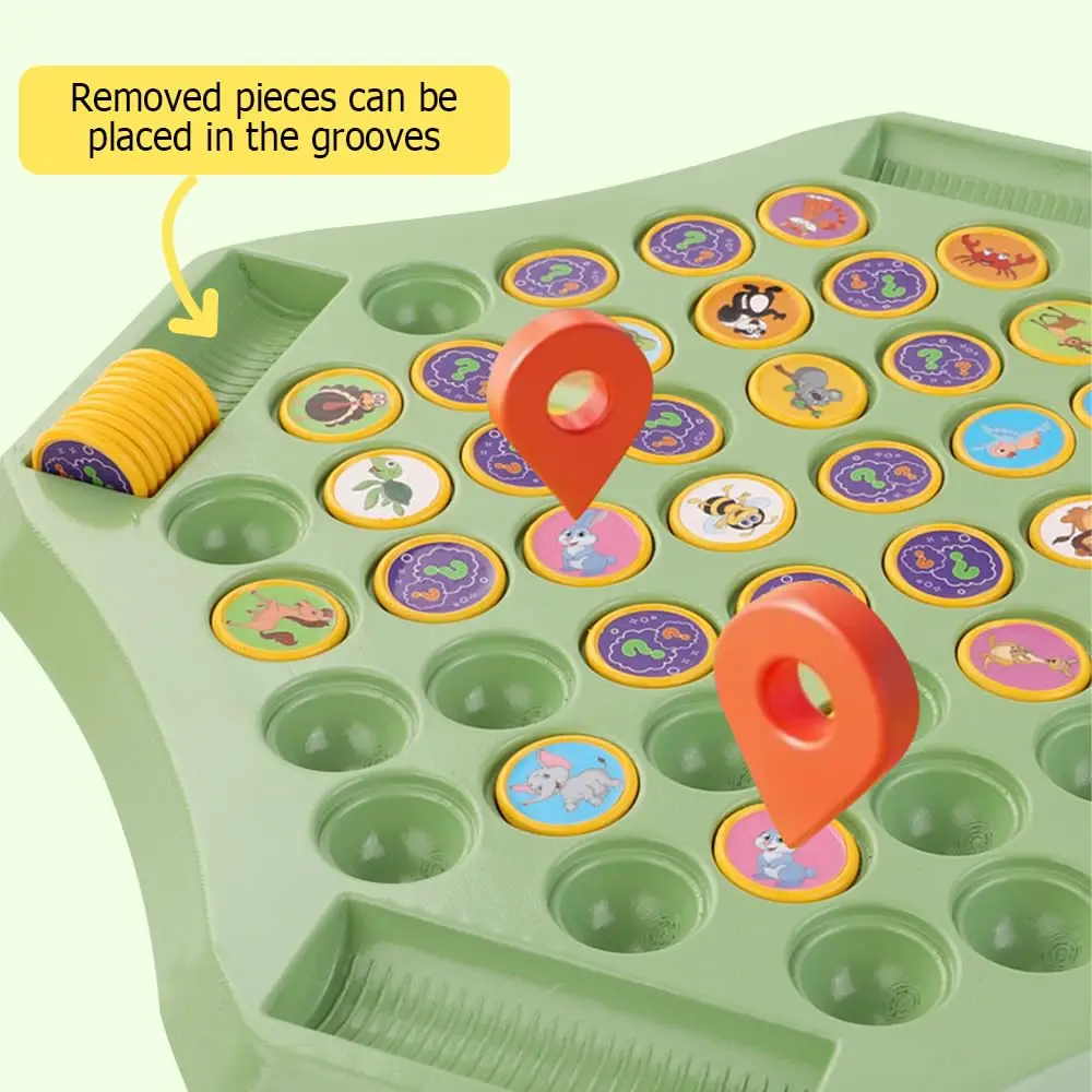 1PC Animal/Fruit Flip Chess 54 - Board Game Oath recension och pris