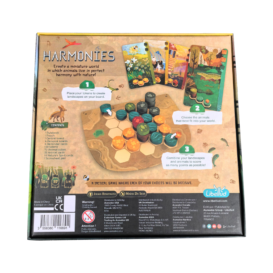 Harmonies - Board Games - Crea - Board Game Harmonies recension och pris