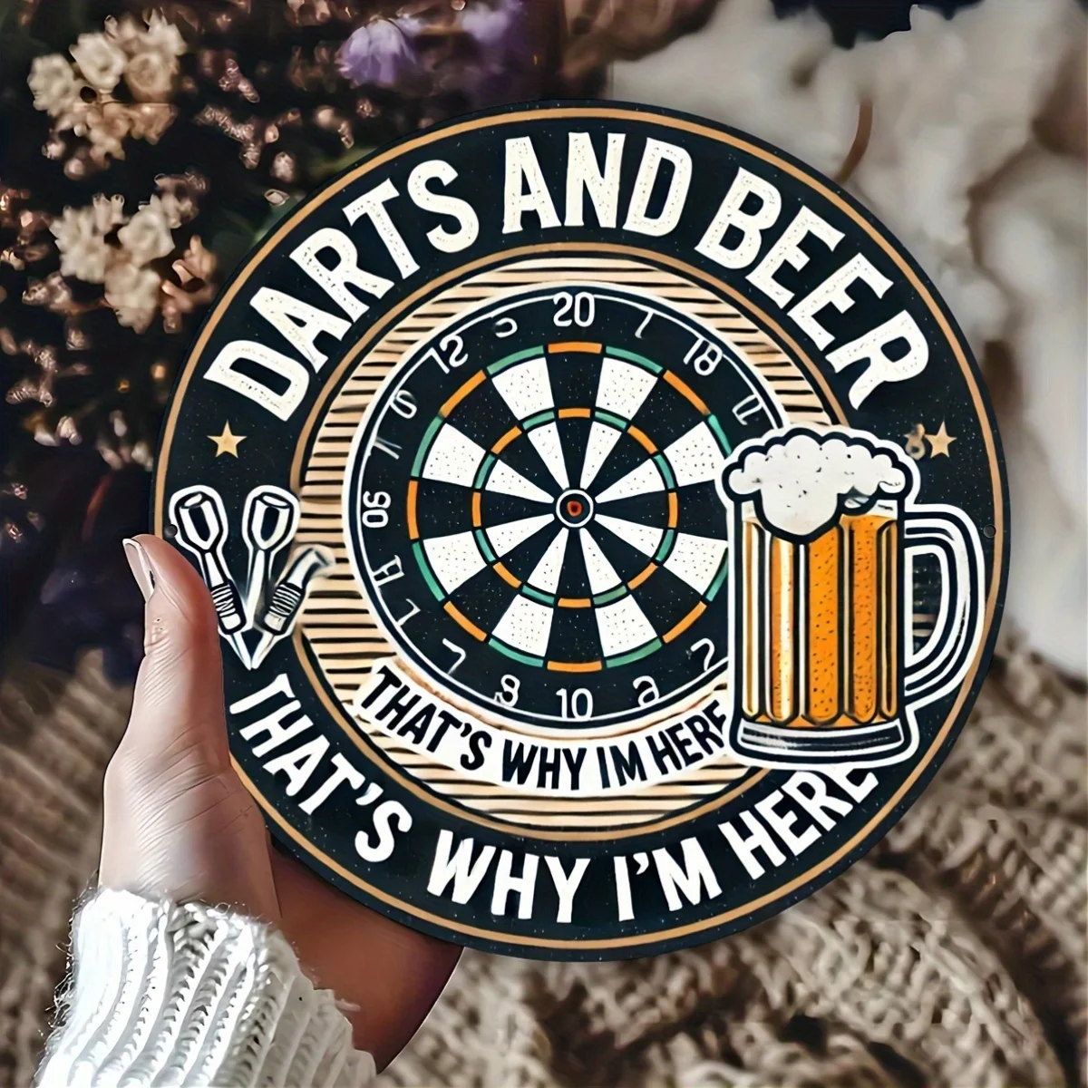 Darts Board Beer Mug Funny Quo - Board Game Quote recension och pris